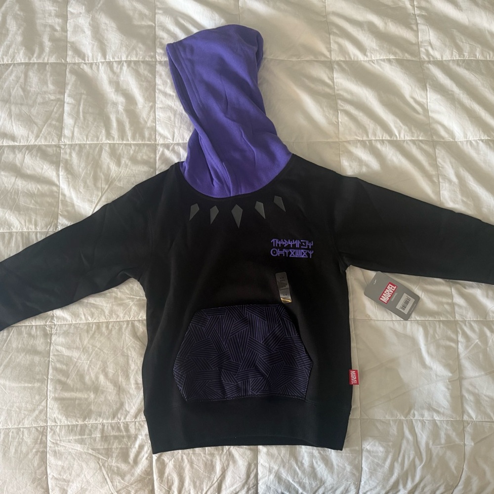 Marvel Kids Black and Purple Hoodie